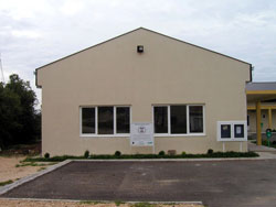 Vidrovan’s new community center hosts a gym and plenty of public meeting space.