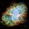 The Crab Nebula is one of the most intricately structured and highly 
dynamical objects ever observed. The new Hubble image of the Crab was 
assembled from 24 individual exposures taken with the NASA/ESA Hubble 
Space Telescope
