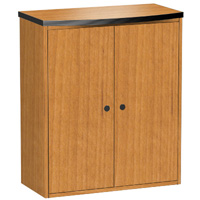 H3318USSD - Harmony 33 in. W x 18 in. D Bow Top Solid Door Upper Storage Unit