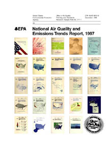 1997 Air Quality Trends Report Cover