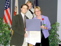 Collin Eagles-Smith accepts award