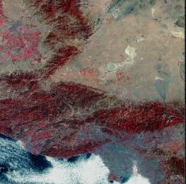 MSS image from Landsat (Los Angeles,CA)