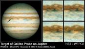Hubble Views the Galileo Probe Entry Site on Jupiter