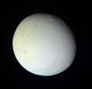 A false color look reveals subtle details on Enceladus that are not 
visible in natural color views