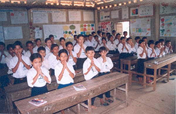New training curriculum of basic education will improve the educational quality for the children of Cambodia, Primary School in Koh Kong Province, Cambodia.