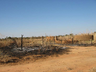 Burned Village in Darfur