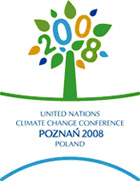 photo of poster describing Poznan Poland 2008 Climate Change Conference