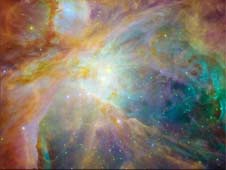Baby stars are creating chaos in the Orion Nebula