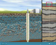 Screen Shot from the Animation Video for Protective Aspects of Hazardous Waste Wells
