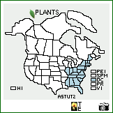 Distribution of Asclepias tuberosa L. ssp. tuberosa. . Image Available. 