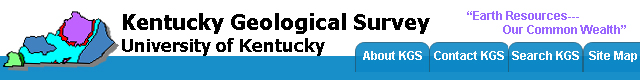 Kentucky Geological Survey Header. Earth Resources-- Our Common Wealth. 