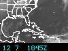 Ultima Imagen de Satélite en Infrarrojo sobre un Sector del Huracan