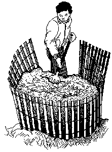 Drawing of compost bin