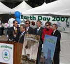 Community leaders celebrate Earth Day at Victory Park