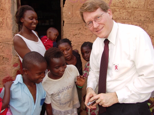 Dr. Kent R. Hill, Assistant Administrator of the Bureau for Global Health. (PHOTO: Gerald Mwale-  USAID/Zambia)