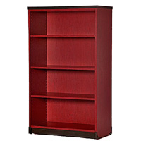 H3316BK4S - Harmony 33 in. W x 16 in. D Four Shelf Bookcase