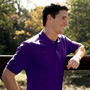 Drop Tail Golf Shirt, Purple