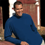 Mock Turtleneck, Royal Blue