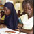 Photo: Girls in a Senegal classroom.  Photo: R. Nyberg, USAID.