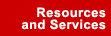 Resources and Services button, links to that page