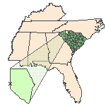 Map of the site location displaying the EPA Region, state, county and latitude/longitude of the site