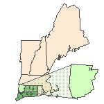 Map of the site location displaying the EPA Region, state, county and latitude/longitude of the site