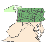 Map of the site location displaying the EPA Region, state, county and latitude/longitude of the site