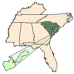 Map of the site location displaying the EPA Region, state, county and latitude/longitude of the site