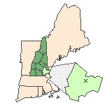 Map of the site location displaying the EPA Region, state, county and latitude/longitude of the site