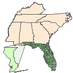 Map of the site location displaying the EPA Region, state, county and latitude/longitude of the site