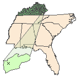 Map of the site location displaying the EPA Region, state, county and latitude/longitude of the site