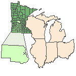 Map of the site location displaying the EPA Region, state, county and latitude/longitude of the site