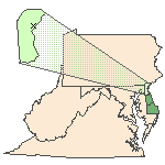 Map of the site location displaying the EPA Region, state, county and latitude/longitude of the site