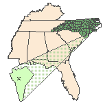 Map of the site location displaying the EPA Region, state, county and latitude/longitude of the site