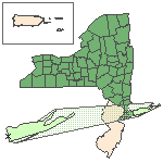 Map of the site location displaying the EPA Region, state, county and latitude/longitude of the site