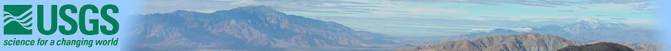 USGS Banner with Coachella Valley in Southern California