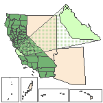 Map of the site location displaying the EPA Region, state, county and latitude/longitude of the site