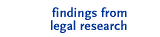 findings from legal research