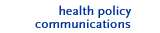 health policy communications