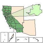 Map of the site location displaying the EPA Region, state, county and latitude/longitude of the site