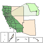 Map of the site location displaying the EPA Region, state, county and latitude/longitude of the site