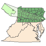 Map of the site location displaying the EPA Region, state, county and latitude/longitude of the site