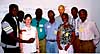 Graduates of the Leland training-of-trainers in Bissau, January 1998: Nelson, Duarte, Zoey (Leland/Washington), Jacinto, Juveano, Grietzen, Victorine, Cristiano, Ato (Leland/Ghana).