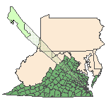 Map of the site location displaying the EPA Region, state, county and latitude/longitude of the site