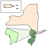 Map of the site location displaying the EPA Region, state, county and latitude/longitude of the site