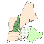 Map of the site location displaying the EPA Region, state, county and latitude/longitude of the site