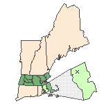 Map of the site location displaying the EPA Region, state, county and latitude/longitude of the site