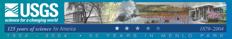 USGS, 50 Years in Menlo Park, CA Logo