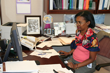 photo of OGC Associate General Counsel at work