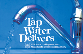 mwra annual water quality report cover 2007 data